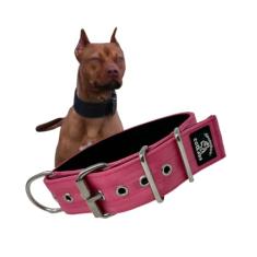 Coleira para cães de trabalho SparkDog Collars - Coleira para cães de 5 cm de largura, cinto de segurança de poliéster de 4 camadas, ferragens soldadas de aço inoxidável resistente, estilo tático,
