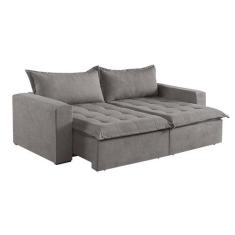 Sofá Cama 5 Lugares Retrátil e Reclinável Linho M-184 Martins - Martin