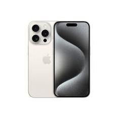 iPhone 15 Pro Apple 256GB Titânio Branco, Tela de 6.1, Câmera Tripla de 48MP, iOS - MTV43BE/A