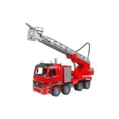 Caminhão de bombeiros com lançamento de água, sem atrito, 42 cm de comprimento - 3+