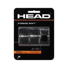 Head Xtreme Fita macia para raquete de tênis, pacote com 3, preta, branca, pacote EUA