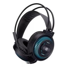 Headset Gamer Hp Conexão P2 Blue Light Dhe-8001 Preto