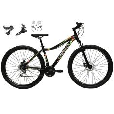 Bicicleta Aro 29 Absolute Mia 2 Feminina Câmbios Shimano 24v K7 Freio Hidráulico Suspensão Com Trava-Feminino