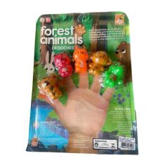 Dedoches Divertidos Animais Com 5 Unidades Brinquedo Sortido - Lynx Pr