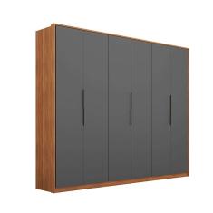 Guarda-Roupa Casal Atrice 6 pt 6 gv Amendola e Grafito