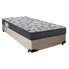 Cama Box Solteiro Suede + Colchão De Espuma D33 - SerenePrime - 88cm B