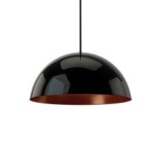 Lustre Pendente Orluce Orbi OR207 Preto Brilho E27 Bivolt