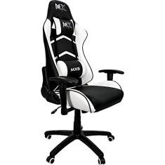 Cadeira Gamer MX5 Giratoria Preto e Branco, Mymax, 25.009177, Preto e Branco