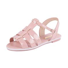 Sandália Moleca Rasteira Rosa 38