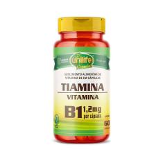 Vitamina B1 Tiamina 500mg 60 Cápsulas Unilife