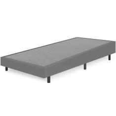 Cama Box Solteiro  Anti Refluxo Preto Inclinada 88x188cm BF Colchões