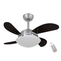Ventilador Air Lil Tabaco 220V e Controle Remoto - Mais de Casa, 220V