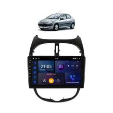 Kit Multimidia Peugeot 206 Carplay AndroidAuto 9 Pol - Roadstar 908BR