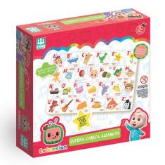 Quebra Cabeça Alfabeto Educativo Madeira - Cocomelon - Nig