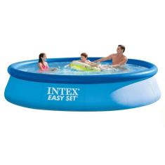 Piscina Inflável Intex Easy Set 7.290L Resistente Azul