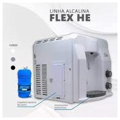 Filtro Super Água Alcalina Ph 9,5 Ionizada Gelada Flex He Top Life Cor Branco 220v