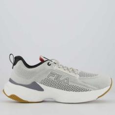 Tênis Fila Master Branco e Preto-Masculino