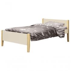 Cama Babá Solteiro Simba Areia Fosco Com Natural - Reller