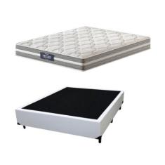 Kit Box Viúva e Colchão Vegas Molas Ensacadas Probel Branco
