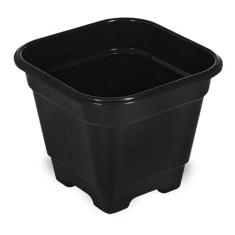 Vaso Plas.Quadra.22Cm Pto