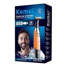 Barbeador Eletrico Prestobarba Barbershop Kemei Km-1910