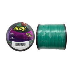 Linha Monofilamento Araty Best Cast 1/4 LB 0.70mm 28,8kg 245m Verde