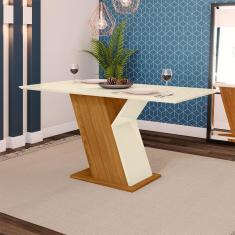 Mesa de Jantar com Tampo em MDF 160cm Stel Casa 812