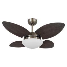 Ventilador De Teto Lil Prince Premium Tabaco 127V - Mais de Casa, 110V