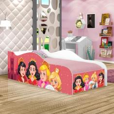 Cama Like Princesas de Coroas Solteiro - Mais de Casa