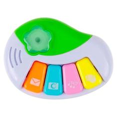 Piano Infantil Teclado Musical Brinquedo Som Bebê Teclas Colorido Pres