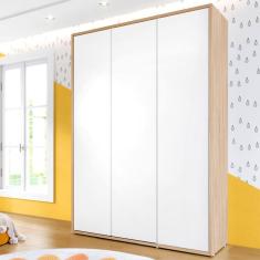 Guarda-Roupa Infantil 3 Portas Coleção Wood Divicar
