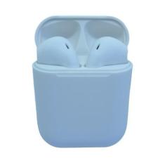 Fone De Ouvido Sem Fio I12 Tws Bluetooth Com Touch - Branco - DRAIK