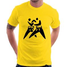 Camiseta Judô Jiu Jitsu - Foca na Moda, Amarelo, P