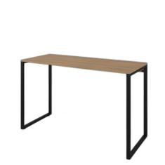 Mesa Escrivaninha 90X50Cm Porto Espresso Lâmina/Preto