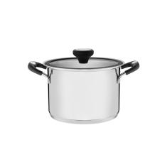 Caldeirão Solar Silicone em Aço Inox com Fundo Triplo 20 cm 4,6 L Tramontina