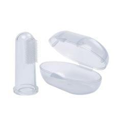 Escova Massageadora com Estojo, Baby Bath, Azul