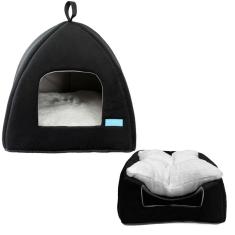 Cama Casa Toca Iglu Tenda Caminha Cabana para Gatos Pets 47cmx45cm - Duke & Dixie