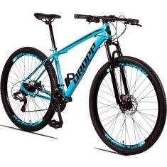 Bicicleta Aro 29 Dropp SW 24 Vel Câmbio Shimano Quadro Alumínio MTB-Unissex