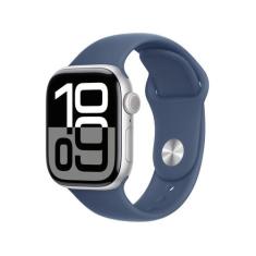 Apple Watch Series 10 GPS + Cellular, Caixa Prateada de Alumínio de 42