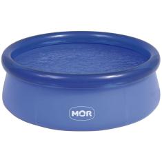 Piscina Inflável Splash Fun 1048 1000L Redonda 165cm em PVC com Válvula de Deságue Azul Mor