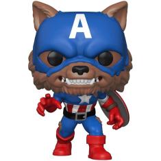 Funko Pop! Marvel: Year of The Shield - Capwolf, Amazon Funkon Exclusive