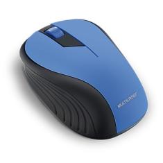 Mouse Sem Fio Wave Conexão Usb 1200dpi 3 Botões Ergonômico Azul - MO215 MO215