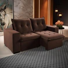 Sofá 3 Lugares Arsenal Retrátil e Reclinável Bombom - Viero Móveis