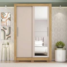 Guarda Roupa Arapongas 2 Portas De Correr E 2 Gavetas Mel/off/cacao