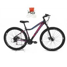 Bicicleta Aro 29 Alfameq Pandora Feminina Alumínio 21v Freio a Disco H