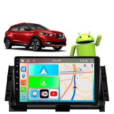 Kit Multimídia Android 9 Polegadas Kicks 2016-2023 CarPlay - E-Carplay