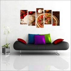 Quadro Decorativo Pizza Pizzarias Gourmet Restaurantes Decorações Sala