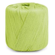 CAMAL Fio de tricô, fio de algodão Amigurumi 1 mm x 145 metros, fios de algodão de 8 camadas para tricô, enfeites de Natal de crochê, amigurumi, doily, xale, vestidos, chapéus (verde grama)