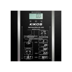 Balança Digital Kikos Ison Preta - KIKOS FITNESS