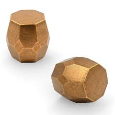 Asidrama Pacote com 10 maçanetas de armário de cozinha de latão antigo, maçanetas de gaveta, puxadores de zinco para gavetas de cômoda